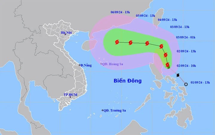 Thời tiết hôm nay (3/9): Bắc Bộ ngày nắng, oi bức, chiều tối có mưa dông