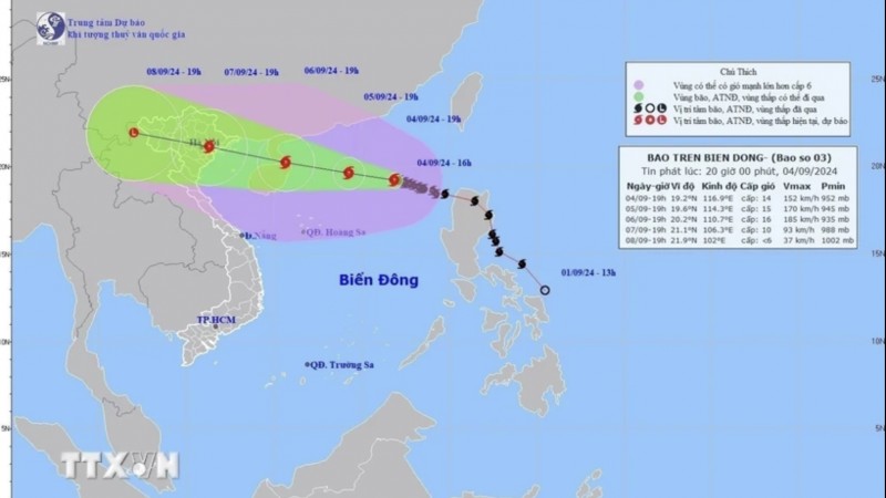 Quảng Ninh ban hành công điện chủ động ứng phó với bão số 3