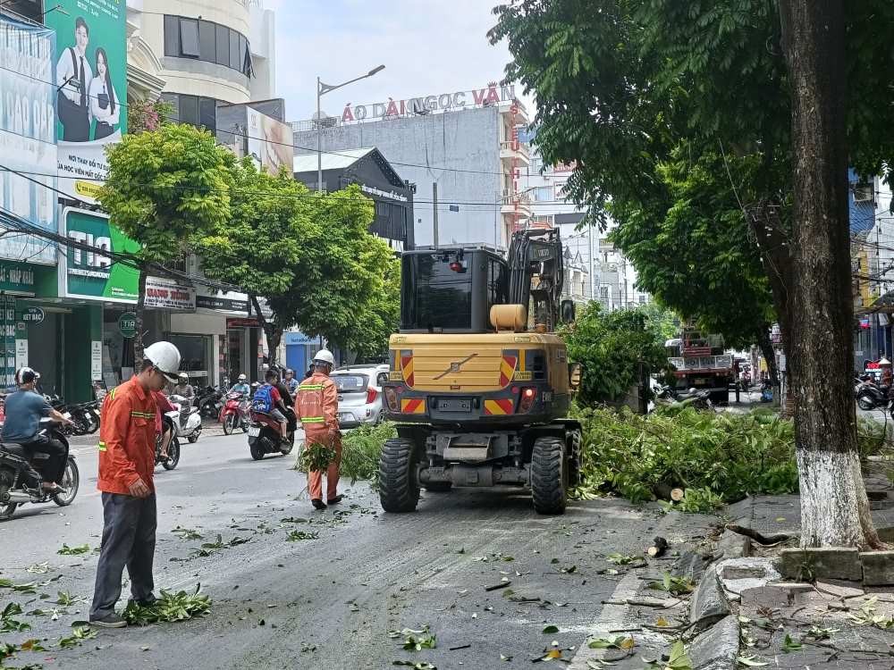 [Ảnh] Việt Nam đoàn kết căng mình chống bão Yagi