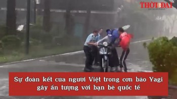 [Video] Sự đoàn kết của người Việt trong cơn bão Yagi gây ấn tượng với bạn bè quốc tế