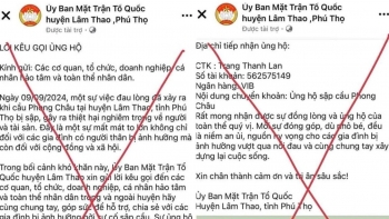 can canh giac voi nhung loi keu goi quyen gop ung ho dong bao lu lut