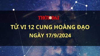 Tử vi hôm nay 12 cung hoàng đạo 17/9/2024: Sư Tử thể hiện sự sáng tạo trong công việc