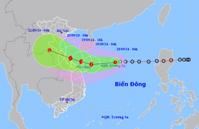 Áp thấp nhiệt đới có khả năng mạnh lên thành bão, giật cấp 10 trong 24 giờ tới