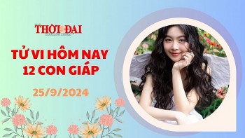 Tử vi hôm nay 12 con giáp 25/9/2024: Vận trình công danh của tuổi Thìn vô cùng suôn sẻ