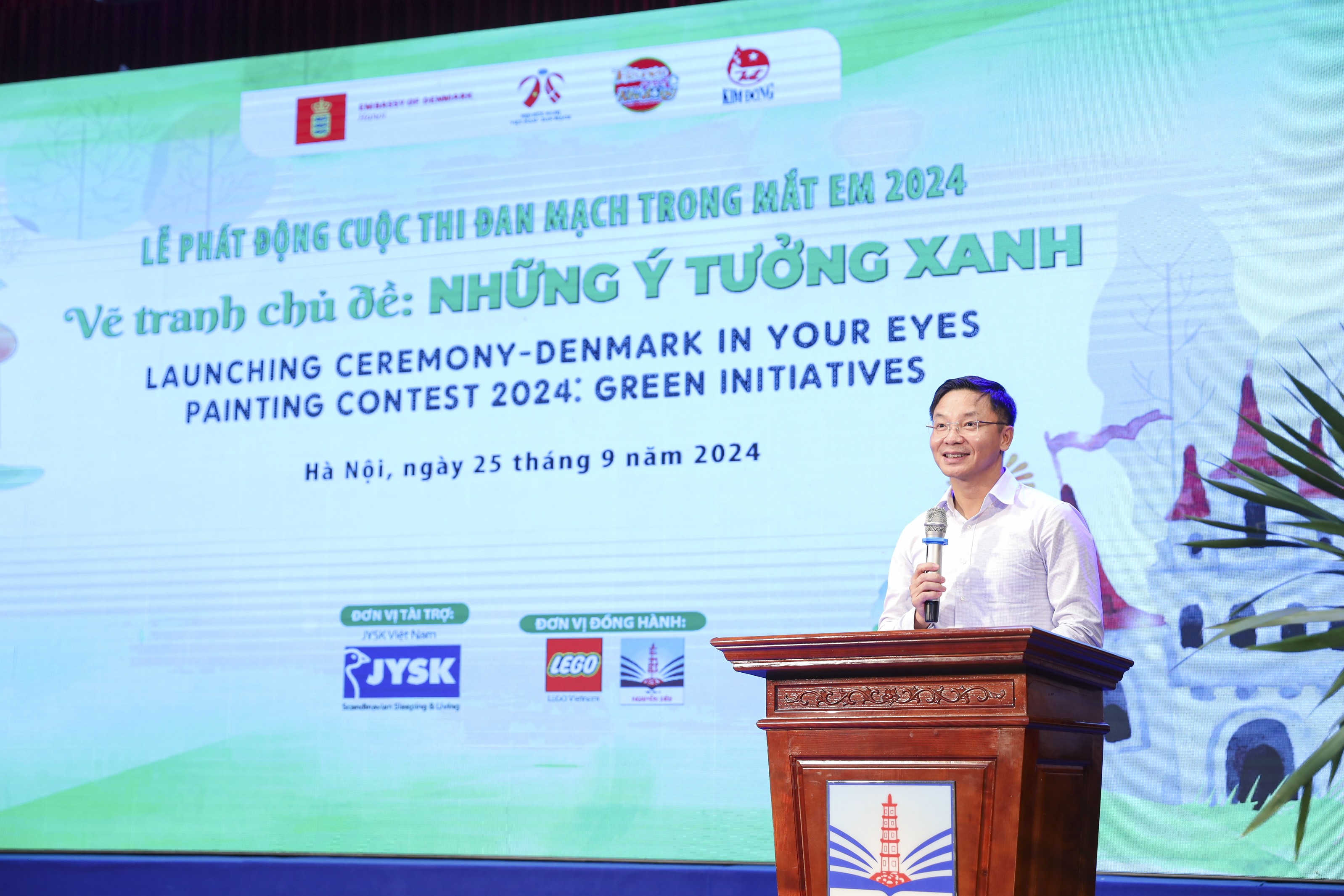 Ông Lê Ngọc Tuấn, Vụ trưởng Vụ Hợp tác quốc tế (Bộ Tài nguyên và Môi trường), Phó Chủ tịch Hội hữu nghị Việt Nam - Đan Mạch. (Ảnh: Đinh Hòa)