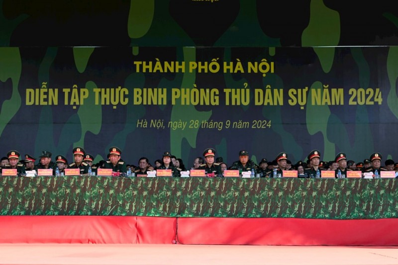 Diễn tập khu vực phòng thủ thành phố Hà Nội