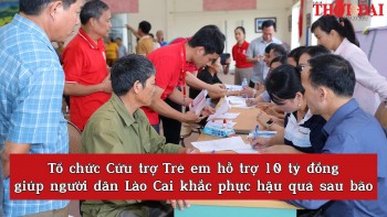 video to chuc cuu tro tre em ho tro 10 ty dong giup nguoi dan lao cai khac phuc hau qua sau bao