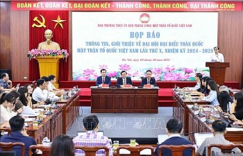 Đại hội đại biểu toàn quốc Mặt trận Tổ quốc Việt Nam diễn ra từ ngày 16-18/10