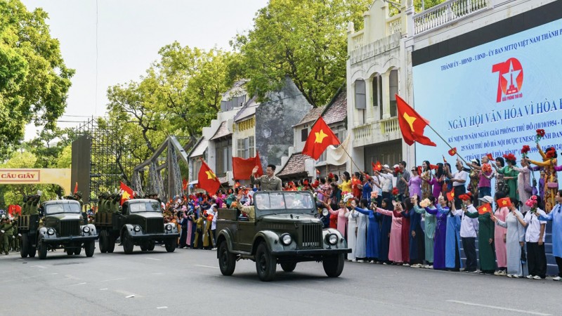 Khoảng 10.000 người tham gia biểu diễn trong “Ngày hội Văn hóa vì hòa bình”