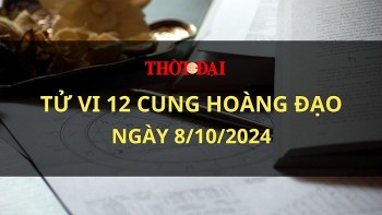 Tử vi hôm nay 12 cung hoàng đạo 8/10/2024: Xử Nữ phát tài phát lộc