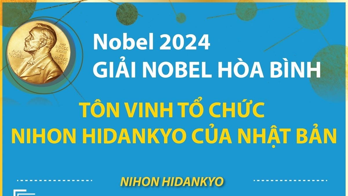 [Infographics] Nobel 2024: Giải Nobel Hòa bình tôn vinh tổ chức Nihon Hidankyo của Nhật Bản