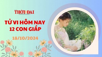 Tử vi hôm nay 12 con giáp 18/10/2024: Thìn hung vận lấn át cát vận