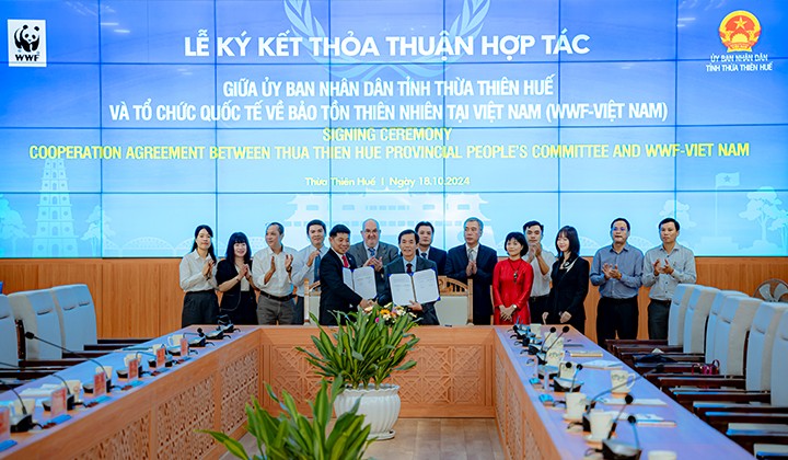 WWF Việt Nam - Thừa Thiên Huế hợp tác bảo tồn đa dạng sinh học và phát triển bền vững