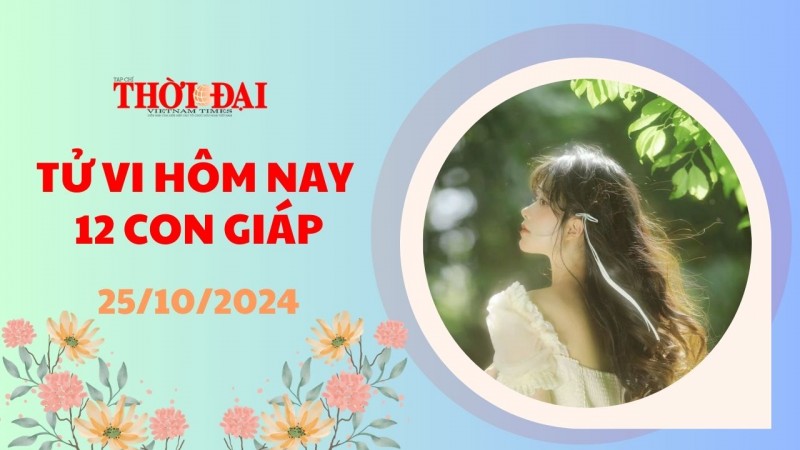 Tử vi hôm nay 12 con giáp 25/10/2024: Tý thường xuyên cảm thấy căng thẳng mệt mỏi