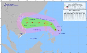 Bão TRAMI di chuyển nhanh vào biển Đông có khả năng trở thành bão số 6 năm 2024