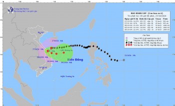 Thời tiết hôm nay (27/10): Bão số 6 gây mưa lớn ở miền Trung