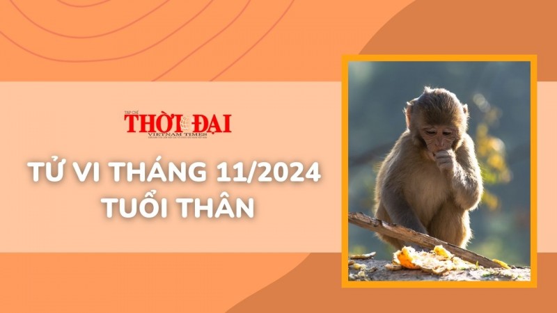 Tử vi tháng 11/2024 tuổi Thân: May mắn mọi bề, tình duyên phấn khởi