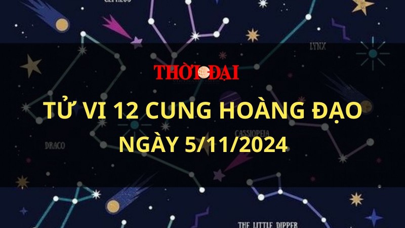 Tử vi hôm nay 12 cung hoàng đạo 5/11/2024: Song Ngư có một ngày bận rộn