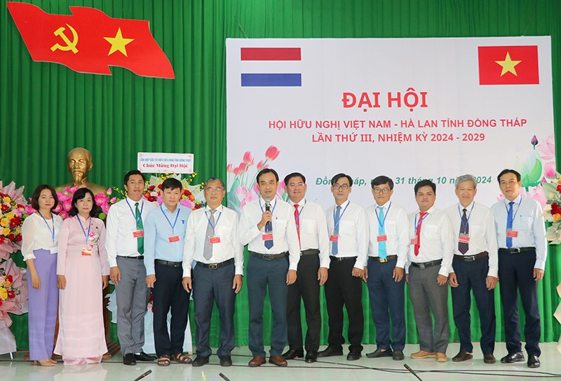 Ban Chấp hành Hội Hữu nghị Việt Nam - Hà Lan tỉnh khóa III, nhiệm kỳ 2024 - 2029 ra mắt trước Đại hội