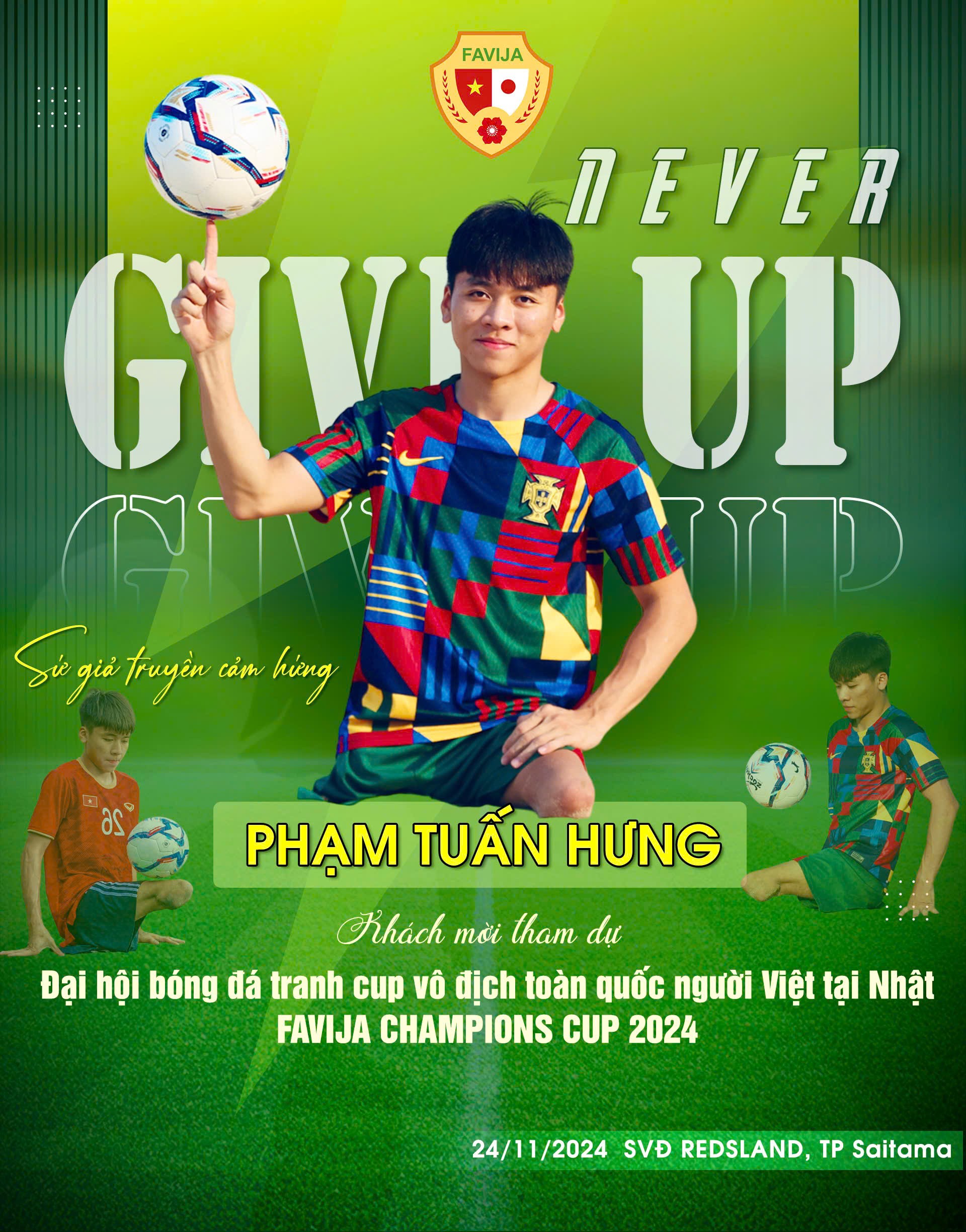 Sôi động trước thềm Đại hội bóng đá tranh cup vô địch toàn quốc người Việt tại Nhật “FAVIJA CHAMPIONS CUP 2024