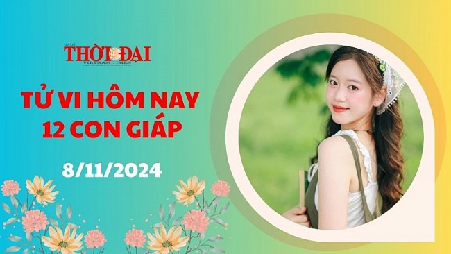 Tử vi hôm nay 12 con giáp 8/11/2024: Ngọ cát tinh nâng đỡ