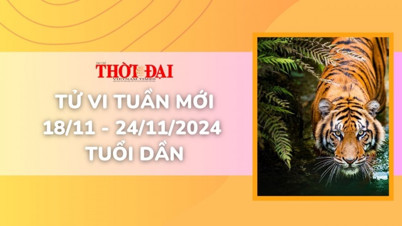 Tử vi tuần mới 18/11 đến 24/11/2024 tuổi Dần: Tình duyên, công danh tài lộc, sức khỏe