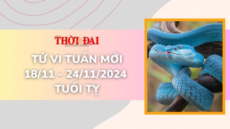 Tử vi tuần mới 18/11 đến 24/11/2024 tuổi Tỵ: Sức khỏe, tình duyên, công danh tài lộc