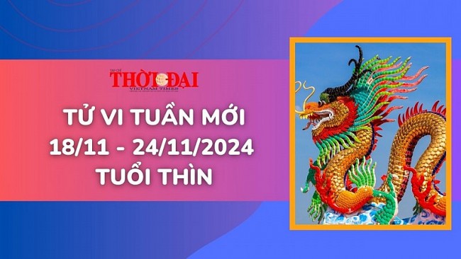 Tử vi tuần mới 18/11 đến 24/11/2024 tuổi Thìn: Tình duyên, công danh tài lộc