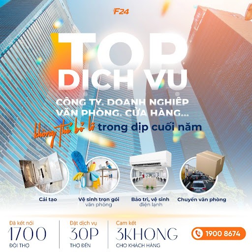 F24 Vietnam - Hệ sinh thái cung cấp đa dạng dịch vụ tiện ích nhà ở và đời sống hiện nay