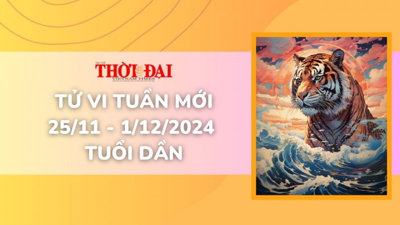 Tử vi tuần mới 25/11 đến 1/12/2024 tuổi Dần: Tình duyên, công danh tài lộc đầy hứa hẹn