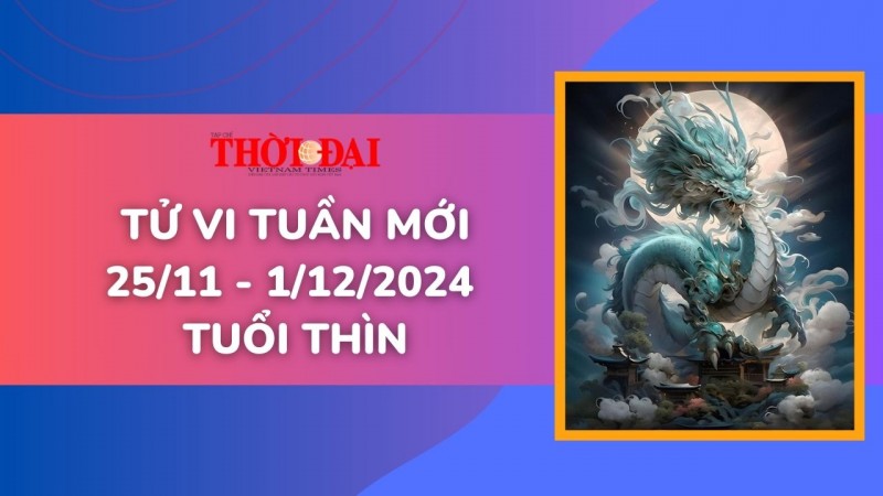 Tử vi tuần mới 25/11 đến 1/12/2024 tuổi Thìn: Tình duyên, công danh tài lộc đầy may mắn