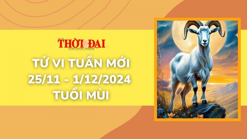 Tử vi tuần mới 25/11 đến 1/12/2024 tuổi Mùi: Tình duyên, công danh tài lộc phát triển hưng thịnh