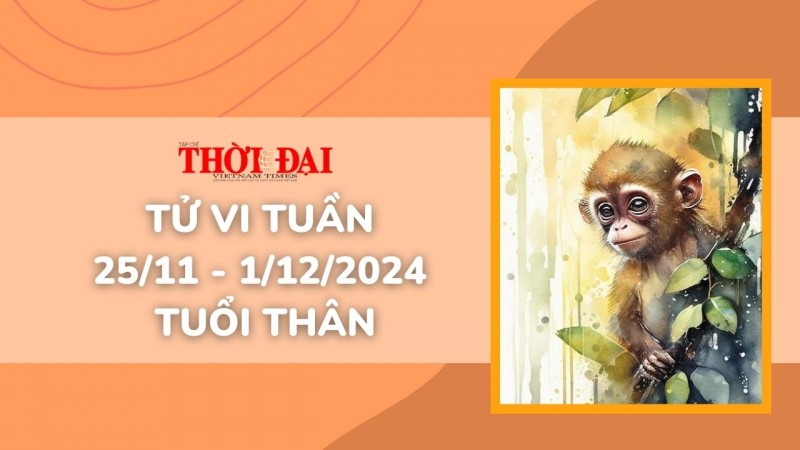 Tử vi tuần mới 25/11 đến 1/12/2024 tuổi Thân: Tình duyên, công danh tài lộc