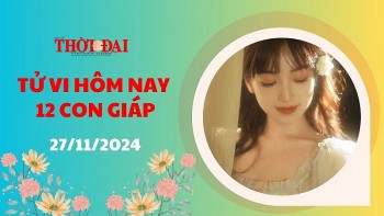 Tử vi hôm nay 12 con giáp 27/11/2024: Thìn vận trình vô cùng tươi sáng