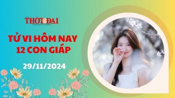 Tử vi hôm nay 12 con giáp 29/11/2024: Mùi gặp nhiều rắc rối