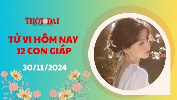 Tử vi hôm nay 12 con giáp 30/11/2024: Mùi gặt hái nhiều tài lộc