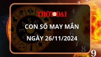 Con số may mắn hôm nay 26/11/2024 12 con giáp: Tuất phất phát