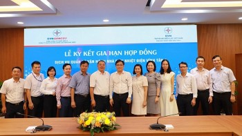 cong ty eps thuoc evngenco3 ky gia han hop dong dich vu quan ly van hanh voi nhiet dien vinh tan 4