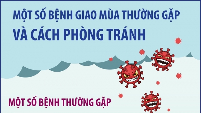 [Infographics] Một số bệnh giao mùa thường gặp và cách phòng tránh