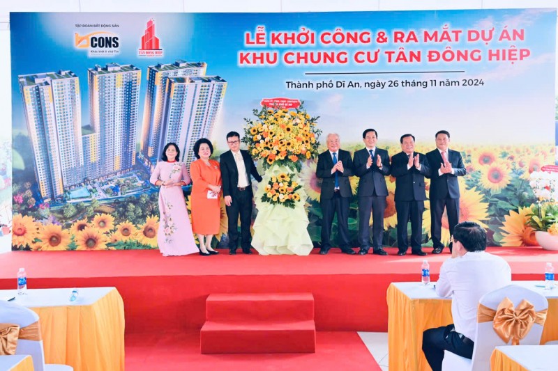 Khởi công và ra mắt dự án Khu chung cư Tân Đông Hiệp (Dĩ An, Bình Dương)