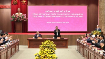 tong bi thu to lam lam viec voi ban thuong vu thanh uy ha noi