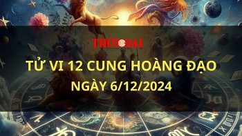 Tử vi hôm nay 12 cung hoàng đạo 6/12/2024: Song Tử trải qua một ngày suôn sẻ