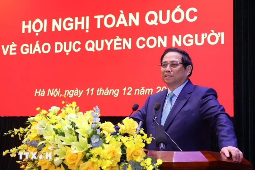 &apos;Bảo vệ quyền con người là làm cho mỗi người dân ngày càng ấm no và hạnh phúc&apos;