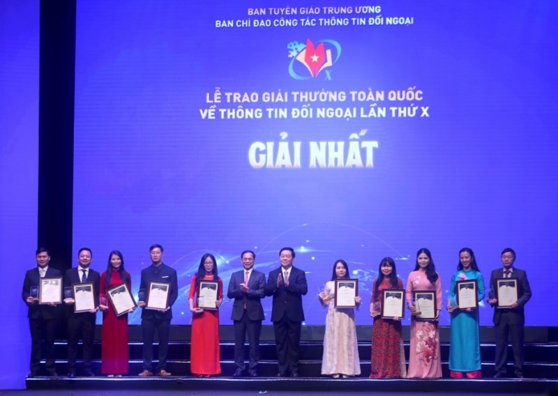 Trao Giải thưởng toàn quốc về thông tin đối ngoại lần thứ X