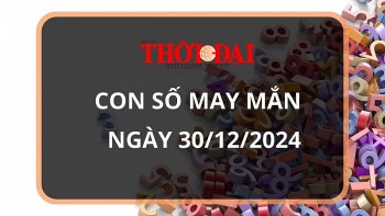 Con số may mắn hôm nay 30/12/2024 12 con giáp: Tuất tiền bạc dội về