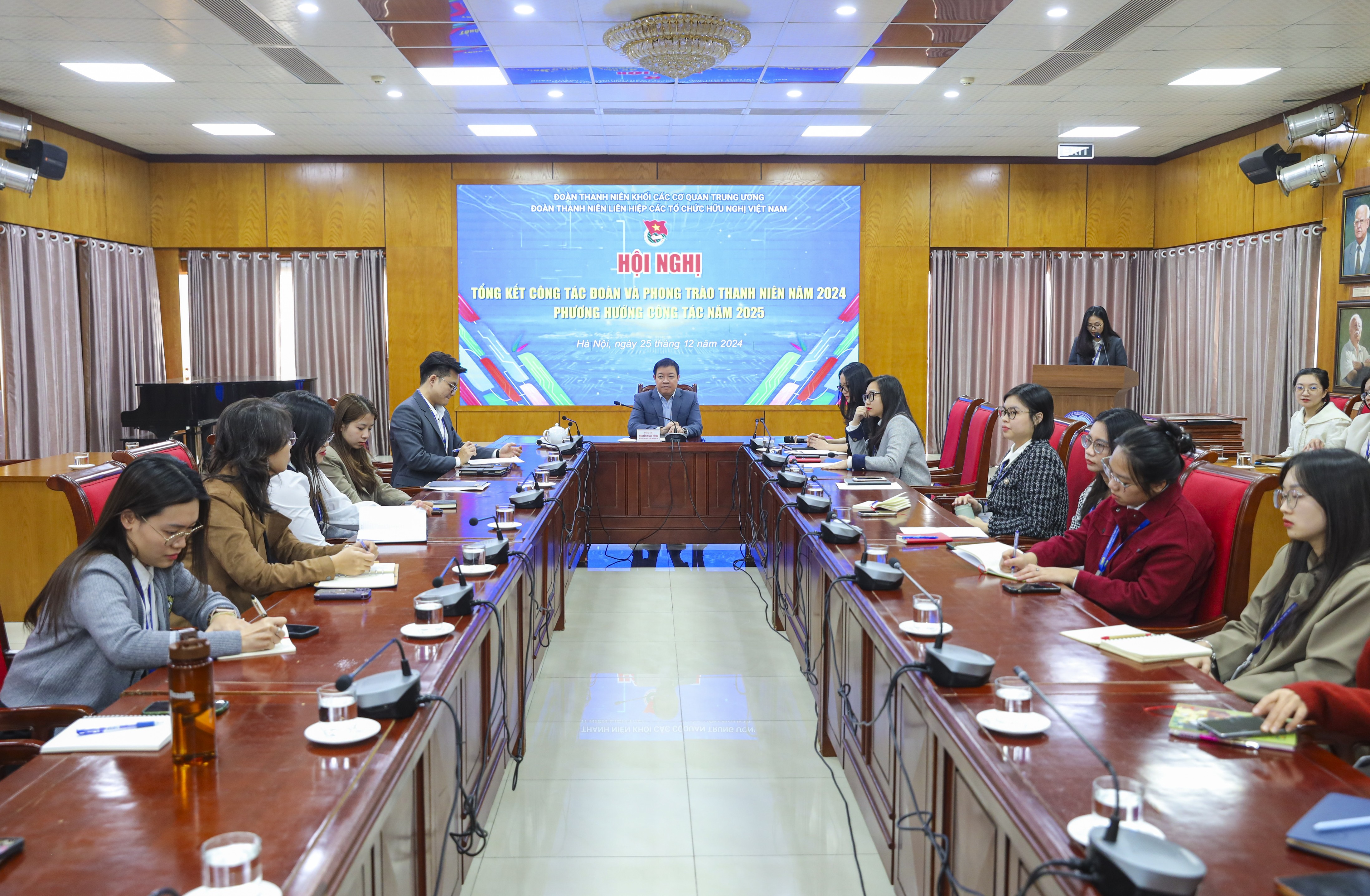 Đoàn Thanh niên Liên hiệp các tổ chức hữu nghị Việt Nam tổng kết công tác Đoàn và Phong trào thanh niên năm 2024