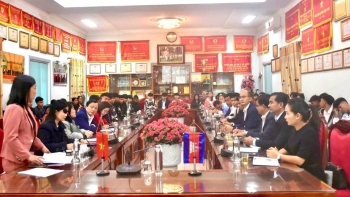 40 lưu học sinh Campuchia nhập học tại Thái Nguyên