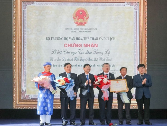 Lễ hội cầu ngư vạn đầm Xương Lý được vinh danh là di sản văn hóa phi vật thể quốc gia