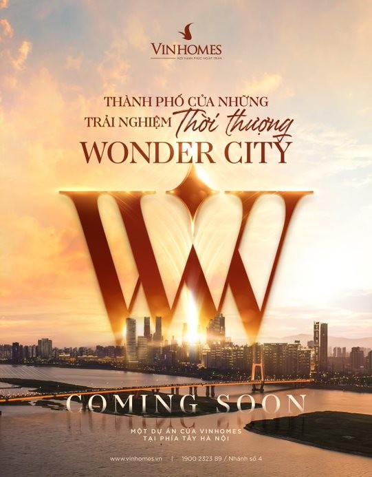 “Bom tấn” Vinhomes Wonder City được dự báo sẽ kiến tạo nấc thang mới cho BĐS phía Tây Thủ đô