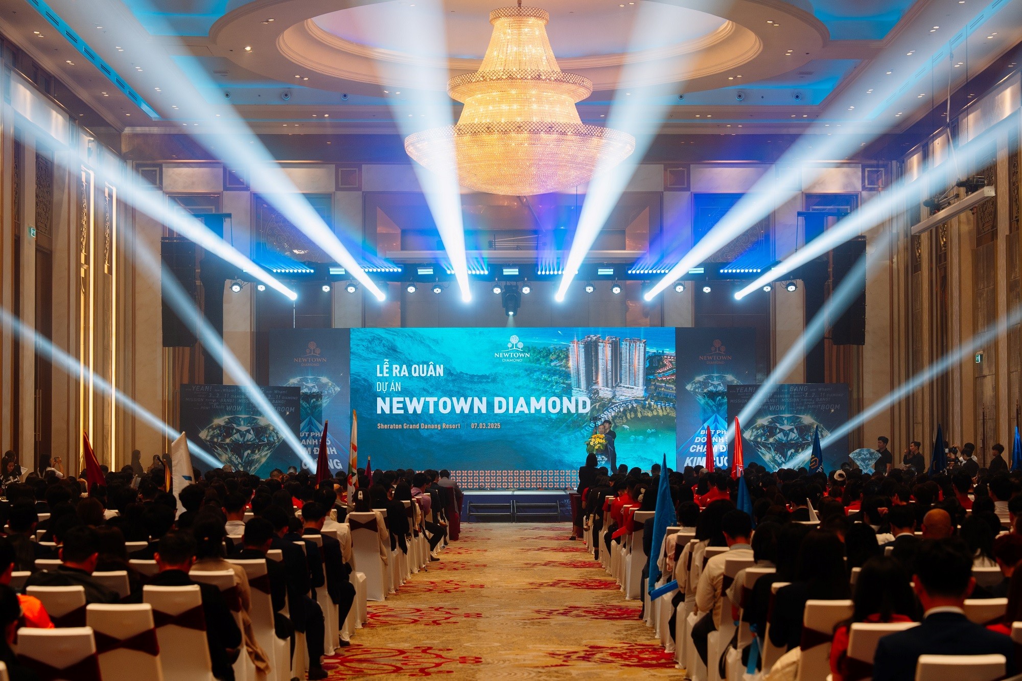 Toàn cảnh lễ ra quân năm 2025 của tổ hợp căn hộ cao cấp Newtown Diamond